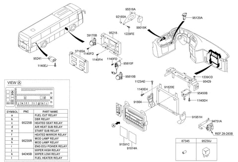 RELAY ASSY-BATTERY(24V) <br>95610-8D700, <br>956108D700, <br>95610 8D700 <br>(Original, New)