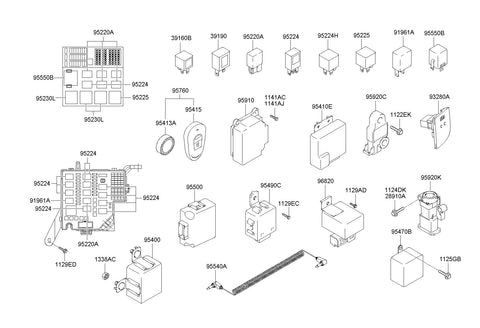 MODULE ASSY-IMMOBILIZER 95400-07800 9540007800 95400 07800