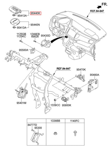 FOB-SMART KEY 95440-C5000 (Original, New)