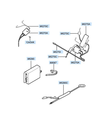 WIRING ASSY-COIL & CAPACITOR <br>96290-3B401, <br>962903B401, <br>96290 3B401 <br>(Original, New)