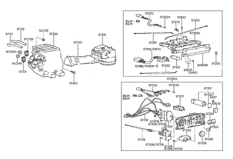 SWITCH ASSY-MODE <br>97255-38000, <br>9725538000, <br>97255 38000 <br>(Original, New)