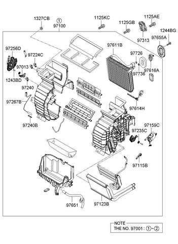 ACTUATOR-MODE 97154-2Y000 971542Y000 97154 2Y000