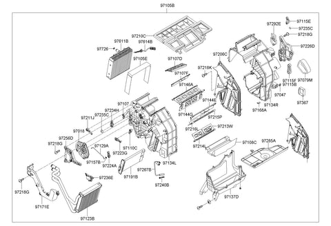 ACTUATOR-MODE <br>97154-3K000AS, <br>971543K000AS, <br>97154 3K000AS <br>(Original, New)