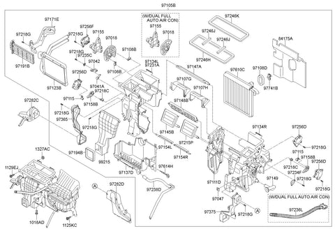 ACTUATOR-MODE 97154-3Z000 971543Z000 97154 3Z000