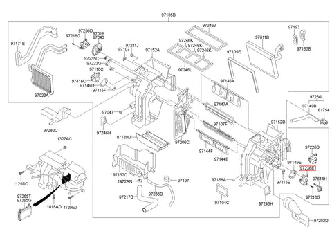 ACTUATOR-TEMP DR 97159-1H050 (Original, New)