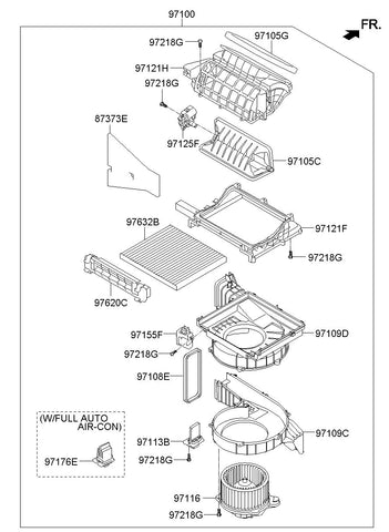 ACTUATOR-INTAKE 97162-1UAA0 971621UAA0 97162 1UAA0