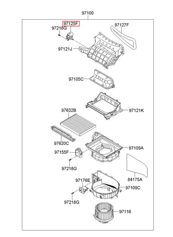 ACTUATOR-INTAKE 97162-1JAA0 (Original, New)