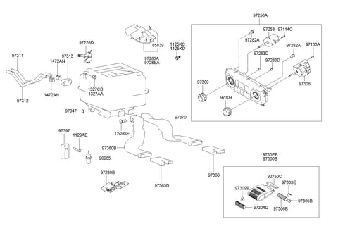 SWITCH ASSY-BLOWER <br>97269-3D000, <br>972693D000, <br>97269 3D000 <br>(Original, New)