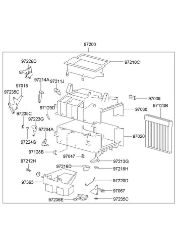 ACTUATOR ASSY <br>97163-3RAA0, <br>971633RAA0, <br>97163 3RAA0 <br>(Original, New)