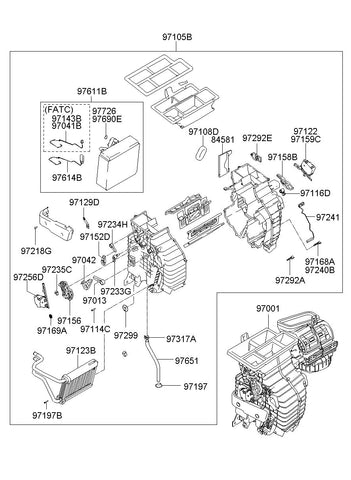 ACTUATOR-MODE 97154-2E250 971542E250 97154 2E250