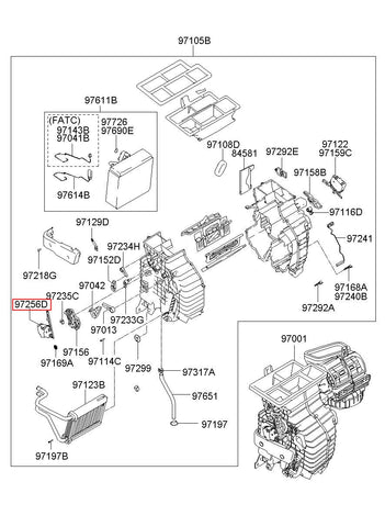 ACTUATOR-MODE 97154-2E200 971542E200 97154 2E200