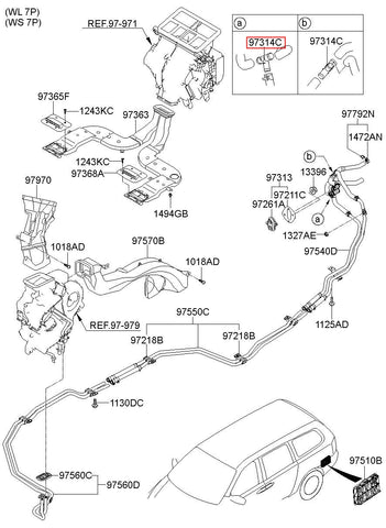 JOINT A-WATER HOSE 97314-4D200 (Original, New)