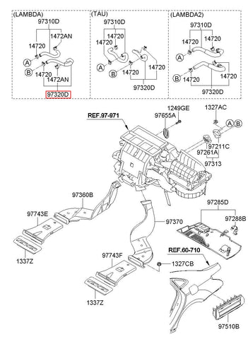 HOSE ASSY-WATER OUTLET 97312-3M600 (Original, New)