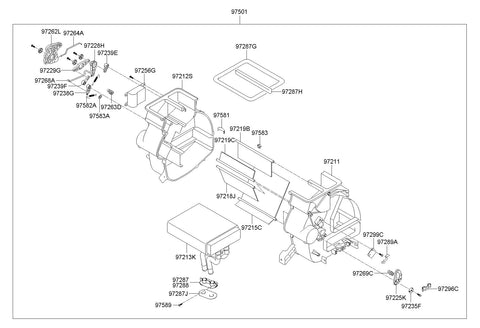 ACTUATOR-HEATER <br>97256-58060, <br>9725658060, <br>97256 58060 <br>(Original, New)