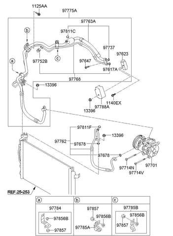 HOSE-DISCHARGE <br>97762-1Q000, <br>977621Q000, <br>97762 1Q000 <br>(Original, New)