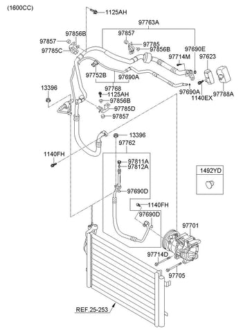 TUBE-LIQUID <br>97768-2H000, <br>977682H000, <br>97768 2H000 <br>(Original, New)