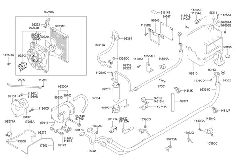 CORE ASSY-CONDENSER <br>99231-5H100, <br>992315H100, <br>99231 5H100 <br>(Original, New)