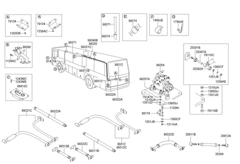 RUBBER-COMPRESSOR MTG <br>99116-8A162, <br>991168A162, <br>99116 8A162 <br>(Original, New)