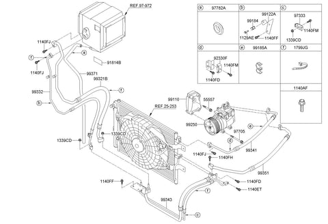 CLIP-MOUNTING <br>99185-6C000, <br>991856C000, <br>99185 6C000 <br>(Original, New)