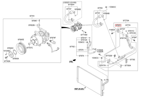 VALVE-EXPANSION 97626-3T100 (Original, New)