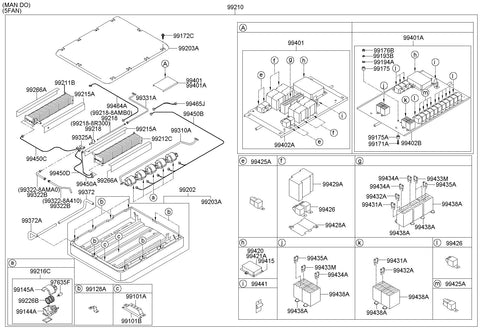 RELAY-4PIN30A <br>99425-8AHA0, <br>994258AHA0, <br>99425 8AHA0 <br>(Original, New)