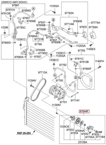 BRACKET ASSY-T/PULLEY MTG 97704-29110 9770429110 97704 29110
