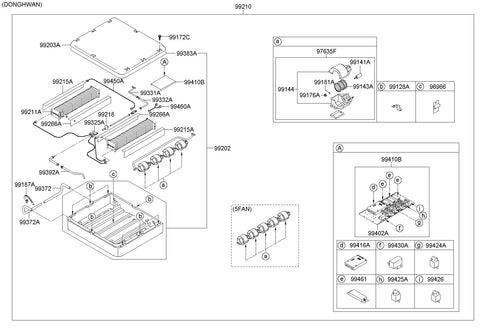 RELAY-4PIN20A <br>99424-8AHA0, <br>994248AHA0, <br>99424 8AHA0 <br>(Original, New)