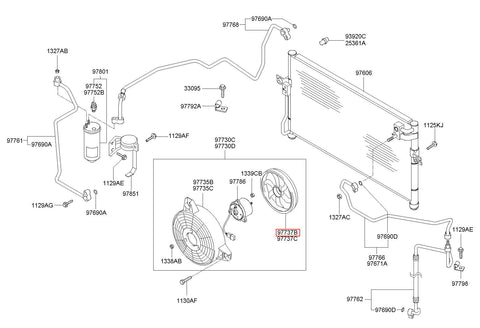 FAN-COOLING RH 97737-47000 (Original, New)